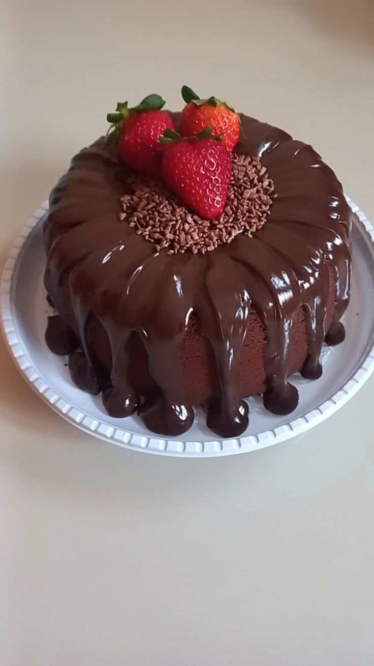 Bolo Vulcão de Chocolate Cremoso
